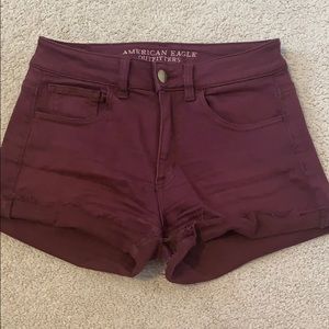 Maroon shorts